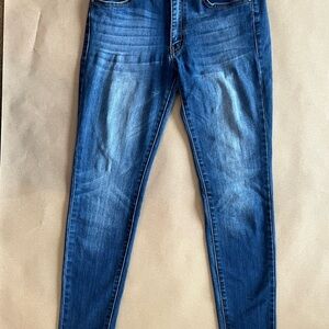 KanCan Women's Skinny Jeans - Dark Blue